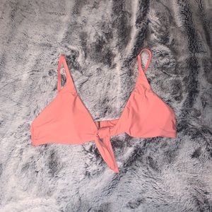 pink bikini top
